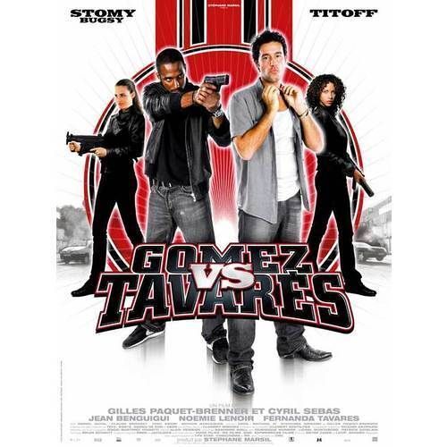 Gomez Vs Tavarès - Véritable Affiche De Cinéma Pliée - Format 40x60 Cm - De Gilles Paquet-Brenner Et Cyril Sebas Avec Stomy Bugsy, Titoff, Noémie Lenoir - 2003