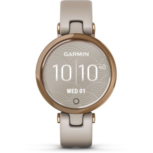 Garmin Lily - Sport - sable fin - Montre connectée avec bracelet - silicone - sable fin - taille du poignet : 110-175 mm - monochrome - Bluetooth - 24 g