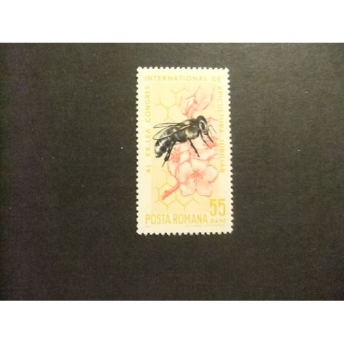 Rumania Roumanie 1965 Abeille Butinant Yvert 2140 ** Mnh