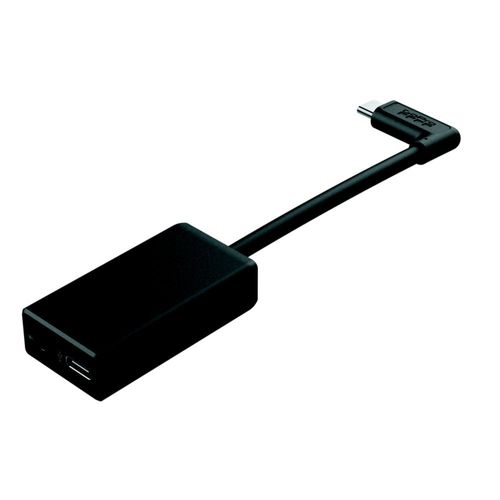 Gopro - Adaptateur Pour Microphone - 24 Pin Usb-C Mâle Incliné Pour Mini-Phone Stereo 3.5 Mm, 24 Pin Usb-C Femelle - Noir - Pour Fusion; Hero5; Hero5 Session; Hero6 Black; Hero7 Black