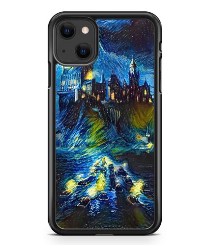 Coque Fifrelin rigide noire pour iPhone 13 Poudlard Harry Potter 2 Ref 8909
