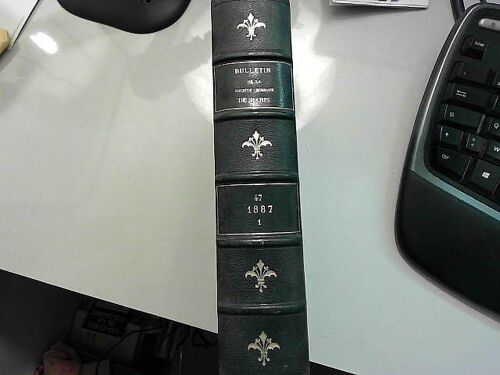 Société Chimique De Paris - L'analyse Des Travaux [1887; 1er S Tome 47]