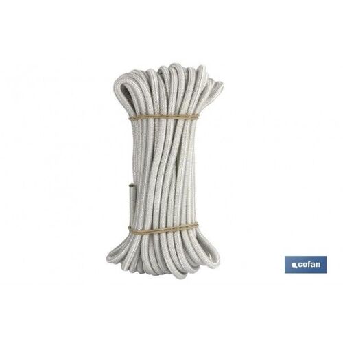 ÉCHEVEAUX CORDE ÉLASTIQUE 10MM 10M BLANC