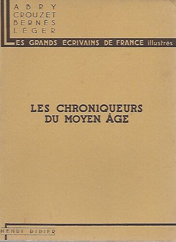 Les Chroniqueurs Du Moyen Âge