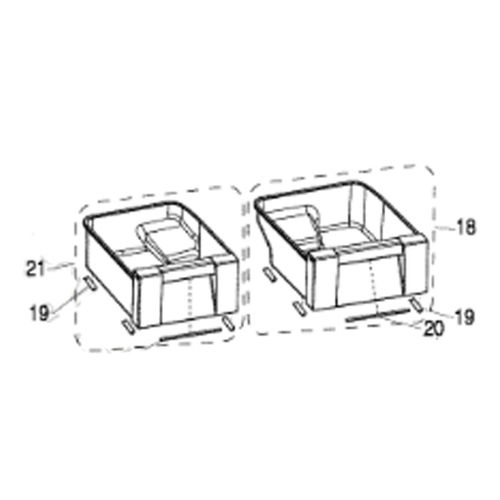 Bac à légumes (repère 21) Réfrigérateur congélateur (481010880116 C00496045 ARISTON HOTPOINT INDESIT)