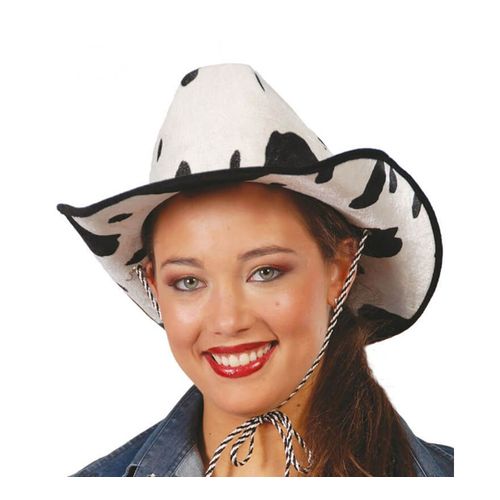 Chapeau Cowboy En Vache Velours