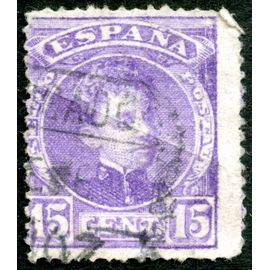 Timbre Oblitéré Espana, 15 Cent