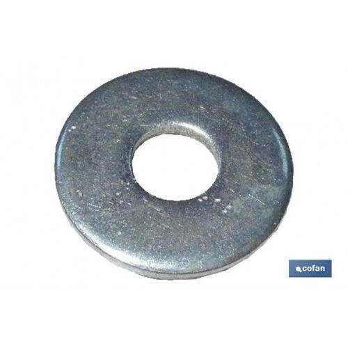 Rondelle plate à large bord galvanisée DIN-9021 C-6 M-18 X 54 Z Pack 100 pcs