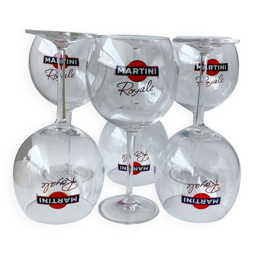 Verres Martini Royale Piscine Ballon Vintage Verre Spritz Transparent