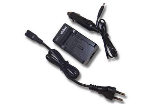 vhbw câble,socle de recharge,chargeur,bloc d'alimentation incl.adaptateur allume cigare Panasonic Lumix DMC-GF7,DMC-GF7K,DMW-BLH7,DMW-BLH7E,DMW-BLH7PP