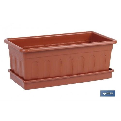 Jardinière Marron Modèle Azahar 50x215x16masplate 48x195cm Unité Vente
