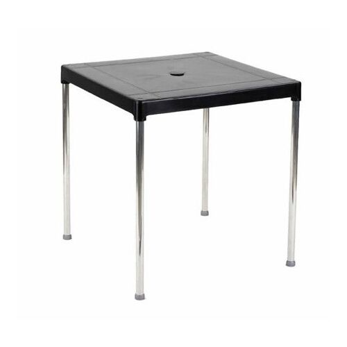 Table Empilable 70x70 Cm Aluminium Noir 4026/06
