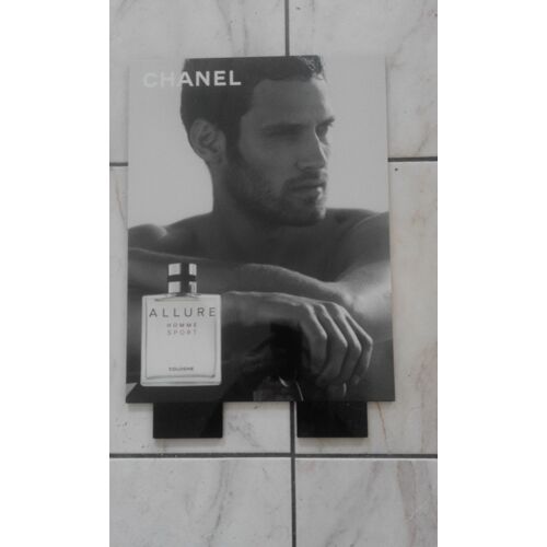 Affiche Chanel : Allure Homme Sport.