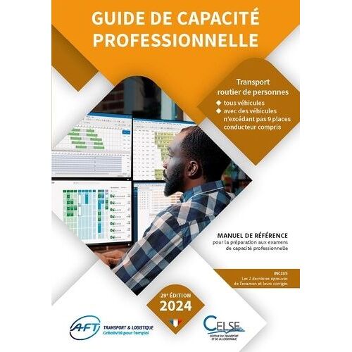 Guide De Capacité Professionnelle - Transport Routier De Personnes - Edition 2024