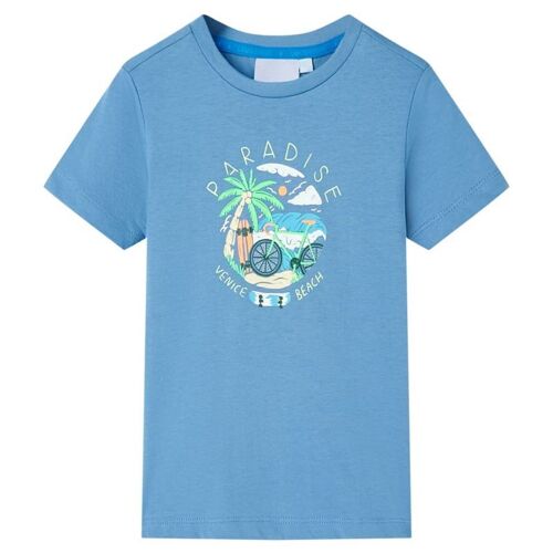 T-Shirt Pour Enfants Bleu Moyen 116