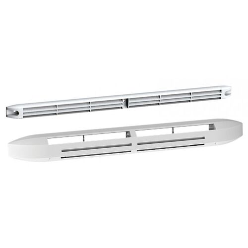 ENTREE D'AIR HYGRO COMPACTE 5/45 + GRILLE FACADE ATTENUATION 34DB MARRON