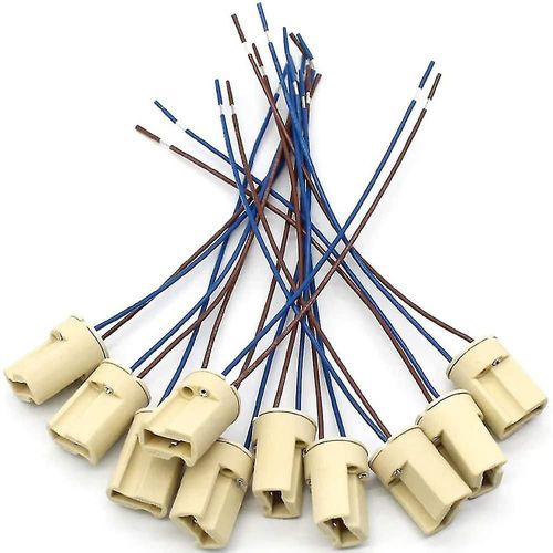10 Pièces G9 Douille De Lampe En Céramique, Lampes Halogènes Douille De Connecteur En Céramique, Douille De Lampe G9 Douille De Lampe En Céramique 250v G9 Douille