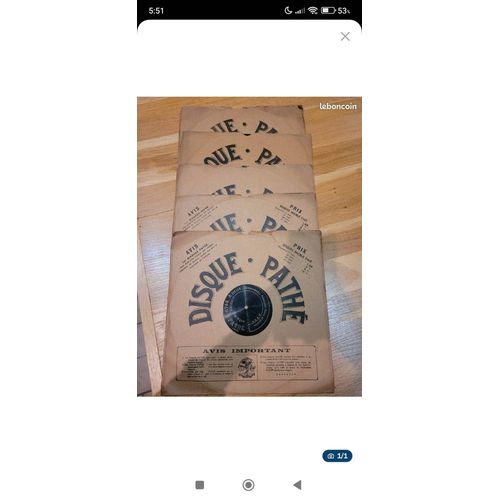 Je Vend Mes Vinyles 78 Tours En Bonne État