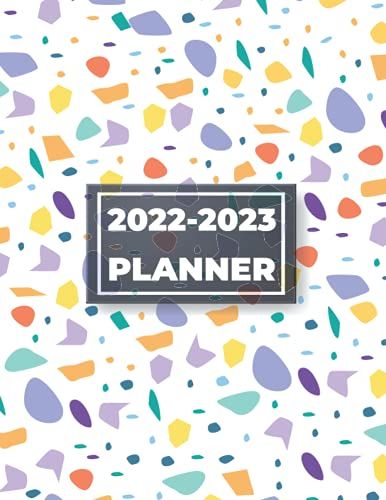 2022-2023 Monthly Planner: Terrazzo Flooring Cover 2 Year Monthly Planner With Inspirational Quotes On Each Page, Calendar Schedule Organizer January To December 2023 With Federal Holidays.