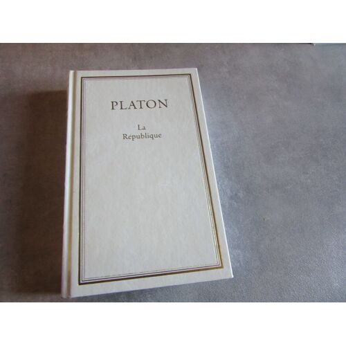 Platon La Republique Traduction Et Notes Robert Baccou Edition Le Grand Livre Du Mois