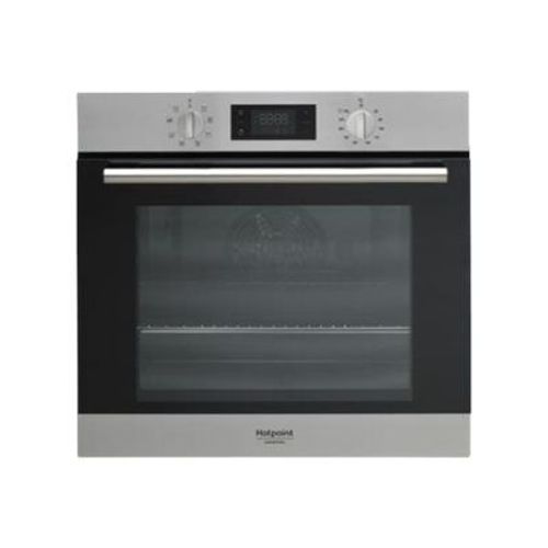Hotpoint Ariston FA2 540 P IX HA - Four - intégrable - niche - largeur : 56 cm - profondeur : 55.5 cm - hauteur : 60 cm - avec système auto-nettoyant - acier inoxydable