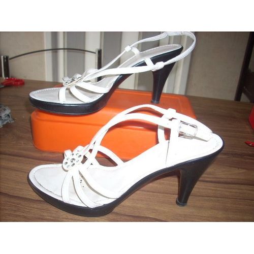 Escarpins À Brides & Talon Laureana 39 Blanc