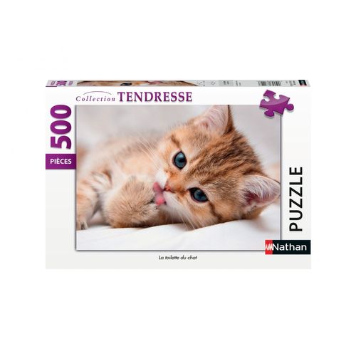 Puzzle N Nathan Puzzle 500 P - La Toilette Du Chat