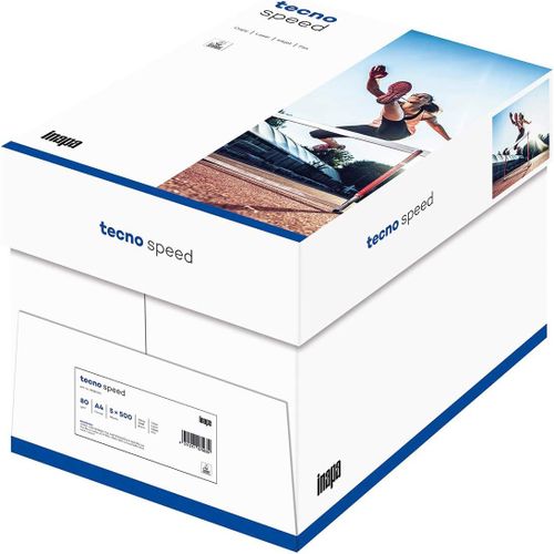 Hamiltion-Speed,Papier Reprographique,Blanc,80g,A4,Carton De 5x500 Feuilles