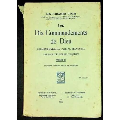 Les Dix Commandements De Dieu Tome Ii