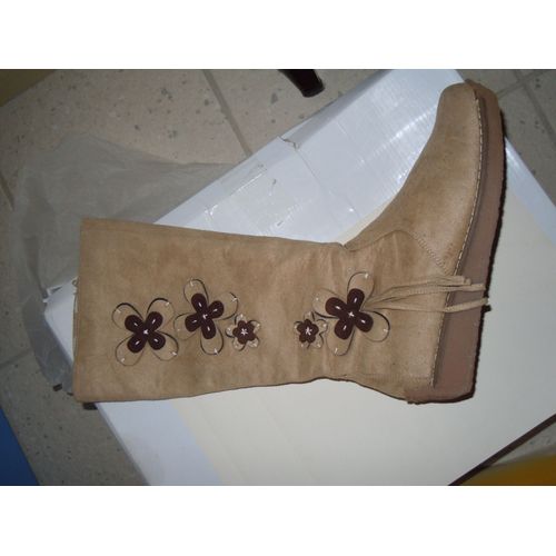 Bottes Sans 37 1/2 Beige