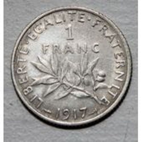 1 Franc Argent 1917