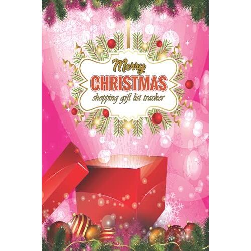 Merry Christmas Shopping Gift List Tracker: Christmas Gift List Tracker Notebook Organizer To Manage Your Christmas Season Shopping List 110 Page Book