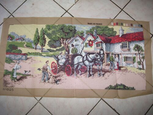 Canevas Reler De Poste 19° Siècle