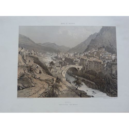 Lithographie En Couleurs De Breuil - 19ème S. - Nice Et Savoie