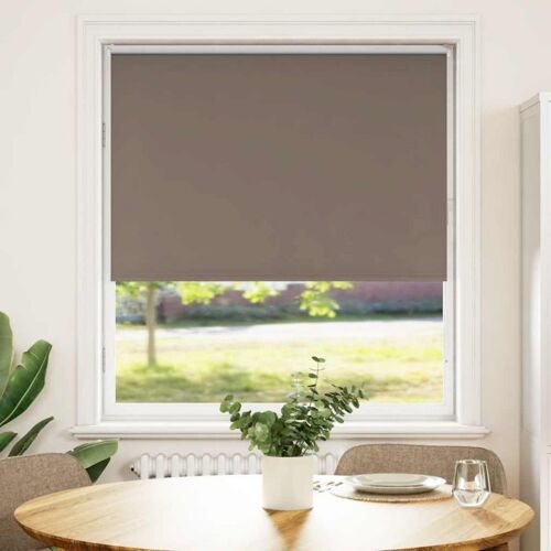 Vidaxl Store Enrouleur Occultant Café 100x150cm Largeur Du Tissu