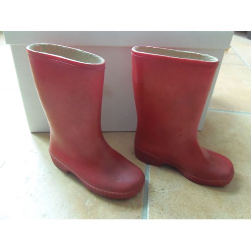 Bottes De Pluie Inconnue 24 Rouge