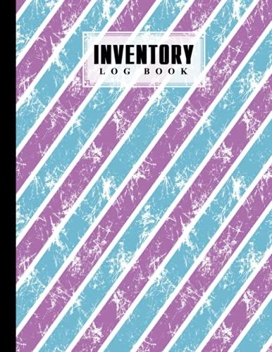 Inventory Log Book: Inventory List Notebook Cracks And Ambrosia Cover, Large Inventory Log Book - 120 Pages, Size 8.5" X 11" For Business And Home By Gerda Sauer