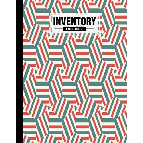 Inventory Log Book: Premium Rhombuses Cover Inventory Log Book, Inventory Log Book For Business | Simple Inventory Tracker, 120 Pages, Size 8.5" X 11" By Tamara Bertram