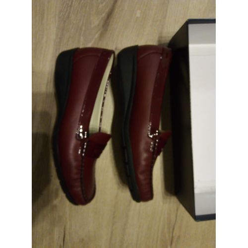 Mocassins Hirica 40 Rouge Neuves