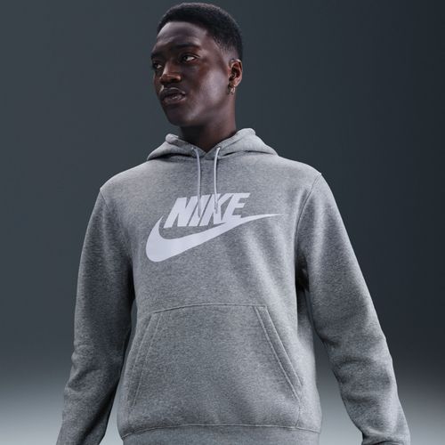 Sweat À Capuche En Tissu Fleece Nike Club Pour Homme - Gris