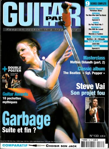 Guitar Part N°133 : Garbage Suite Et Fin ? Steve Vai Son Projet Fou, + Cd