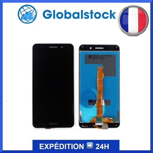 Ecran Lcd + Vitre Tactile Pour Huawei Y6ii Noir + Outils