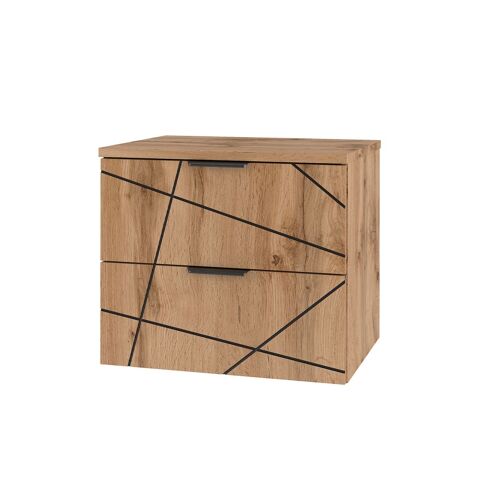 Meuble Sous-Vasque Plan De Toilette Stratifiés Beige
