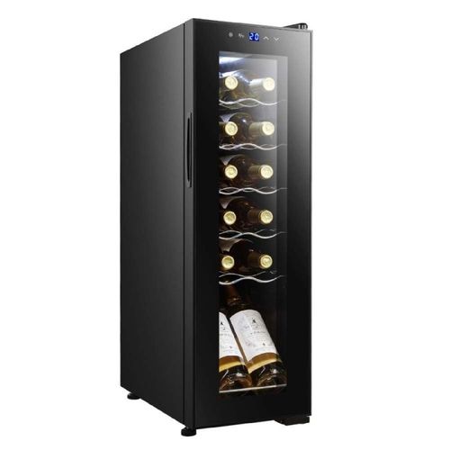 Cecotec Cave à vin Bolero GrandSommelier 1250 CoolCrystal Compressor