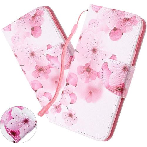Coque Galaxy A51,Portefeuille Etui Housse Pour Samsung Galaxy A51 Coque Paillette Anime Paillon Unicorn Fleur Pu Cuir Flip Wallet Etui Couverture Pour Samsung Galaxy A51,Hx Pink Peach