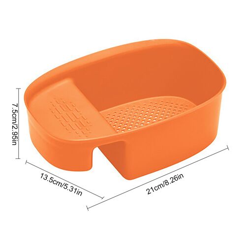 Panier De Vidange D'Évier De Cuisine, Panier De Vidange De Passoire D'Évier, Passoire Multifonctionnelle En Forme De Selle Pour Filtre 1 Pièce