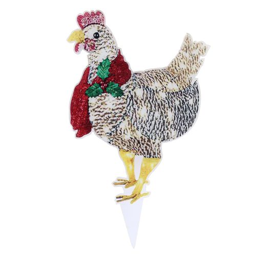 Lampe Solaire Lumineuse En Forme De Coq, Luminaire Décoratif D'intérieur, Idéal Pour Une Cour Ou Un Jardin, Idéal Pour La Nuit De Noël