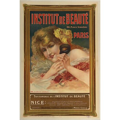 Affiche Institut De Beaute