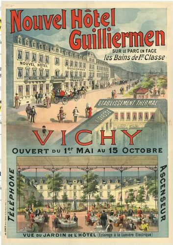 Affiche Vichy Hotel Guilliermin