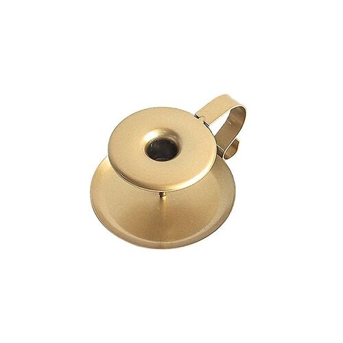 Bougeoirs coniques, 2 bougeoirs de compte, noir bougeoirs bâton porte-décor pour Noël de Thanksgiving, or